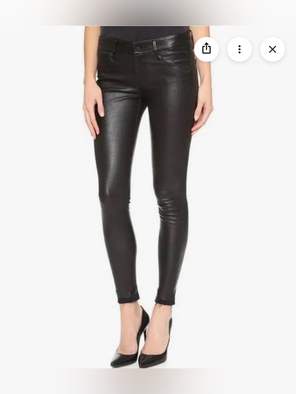 RtA Prince Skinny black leather pants - Picture 4 of 11